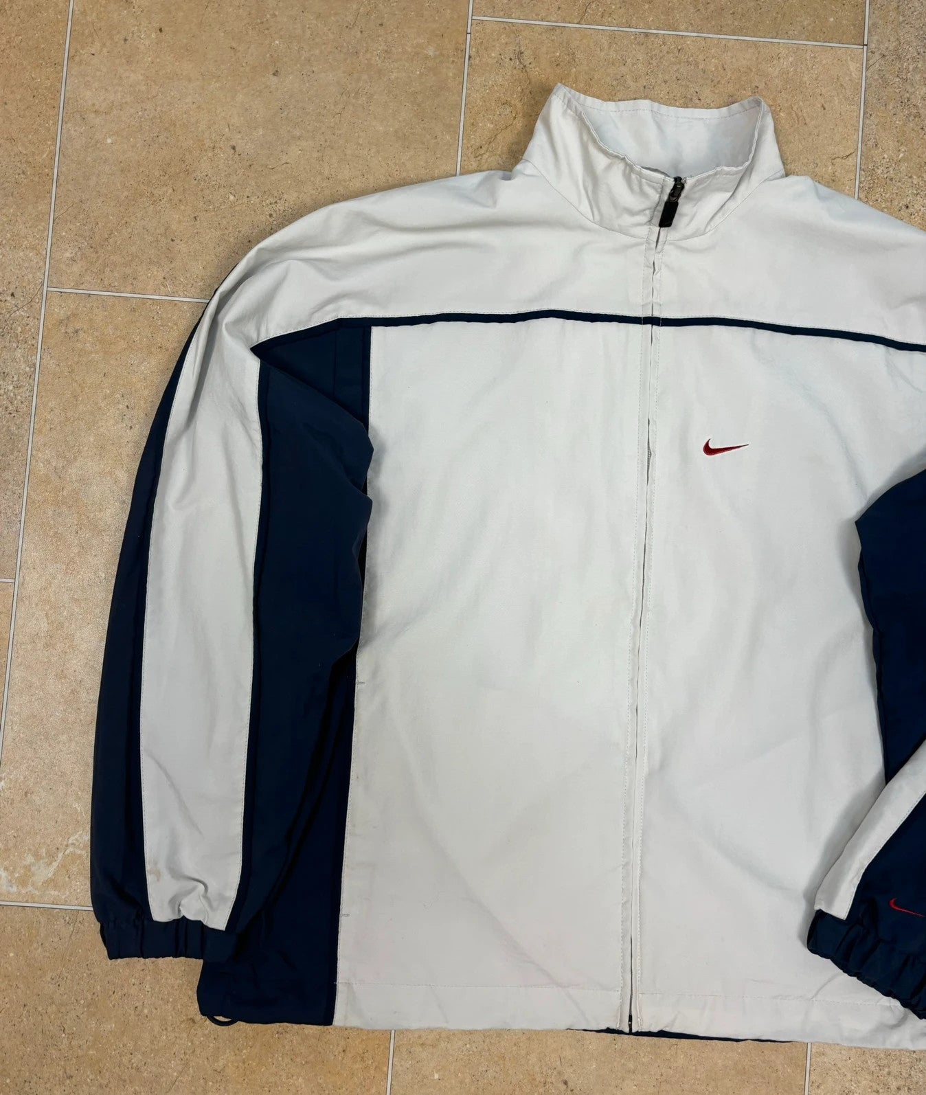 y2k silver tag nike windbreaker track jacket M Raw Retro.