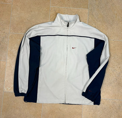 y2k silver tag nike windbreaker track jacket M Raw Retro.