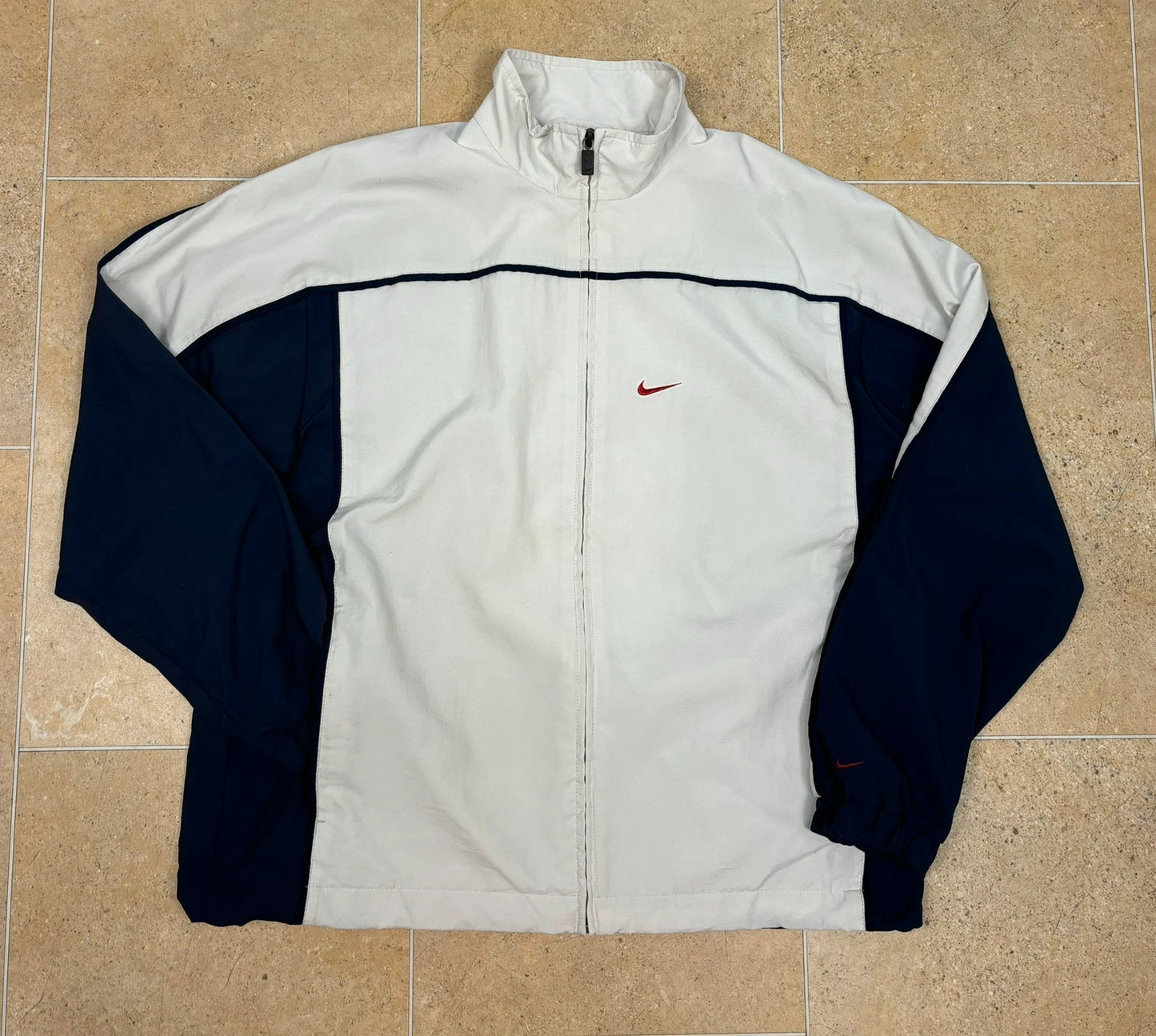 y2k silver tag nike windbreaker track jacket M Raw Retro.