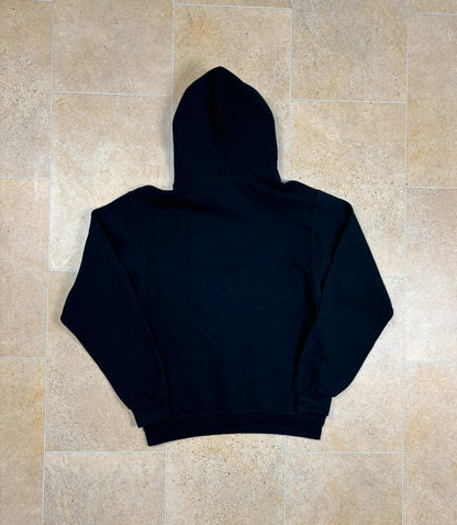 russell athletic pullover USA parcla salle high school print boxy hoodie black S Raw Retro.