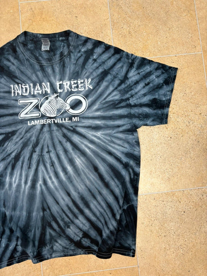 2k indian creek zoo tie - dye t-shirt - Raw Retro.