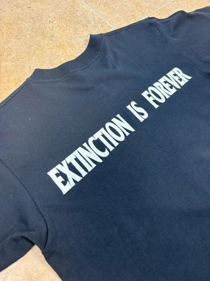 90s busch gardens gorilla graphic 'extinction is forever' single - stitch t-shirt - Raw Retro.