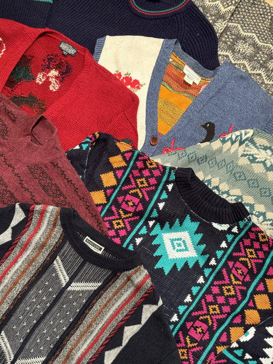 Funky Crazy Print Knitwear Mix x 25