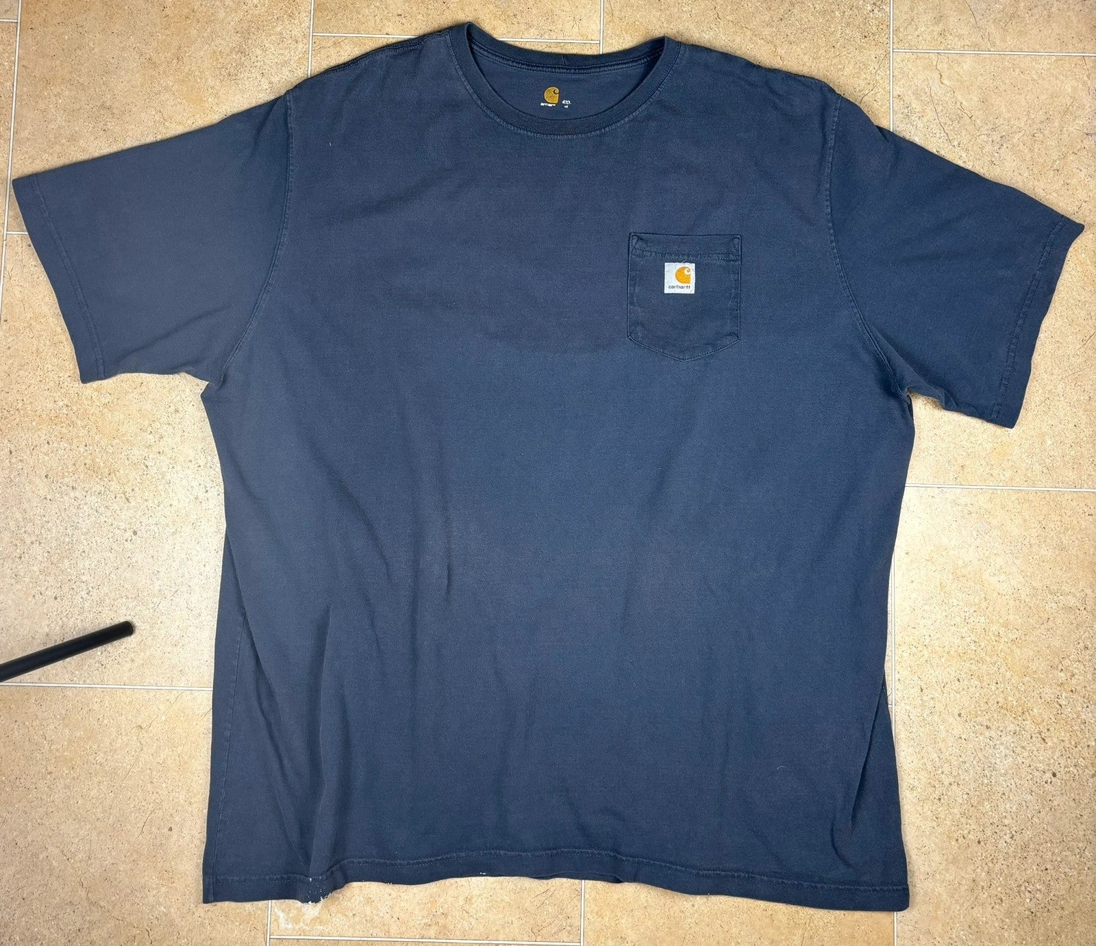 dark blue navy carhartt t shirt - Raw Retro.