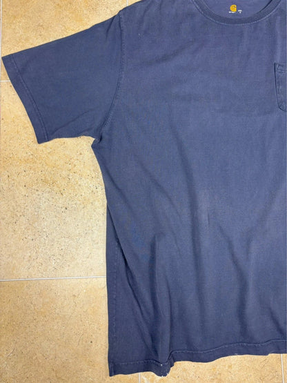 dark blue navy carhartt t shirt - Raw Retro.