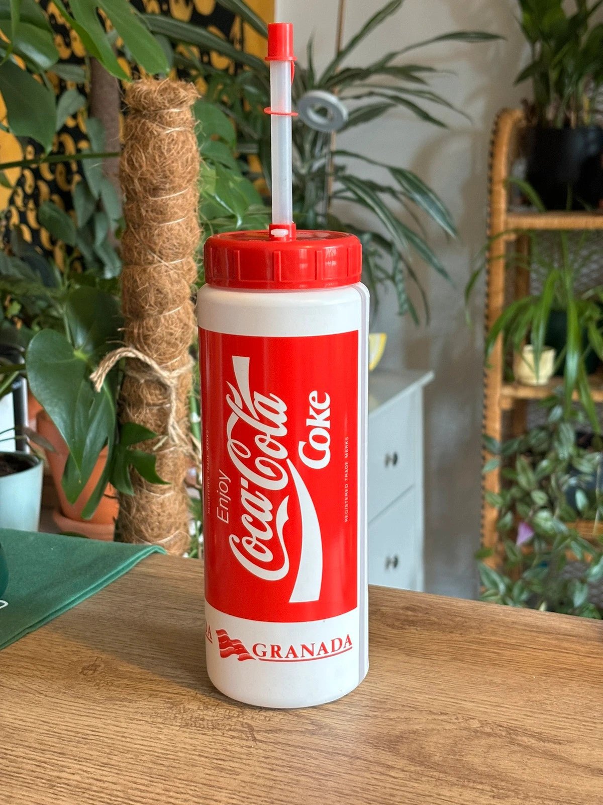 RARE collectible vintage coca cola granada drinking bottle never used - Raw Retro.