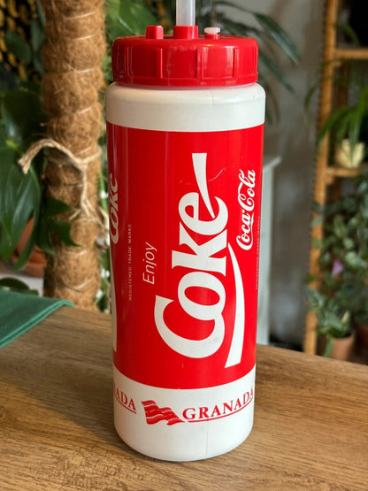 RARE collectible vintage coca cola granada drinking bottle never used - Raw Retro.