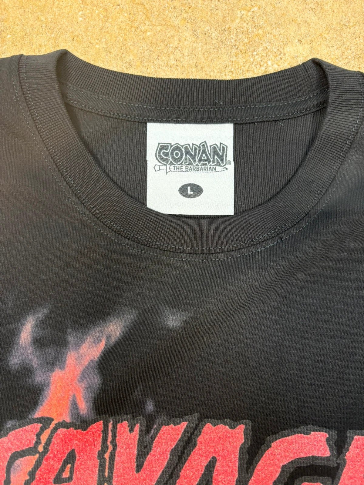 savage savage savage conan the barbarian t-shirt - Raw Retro.