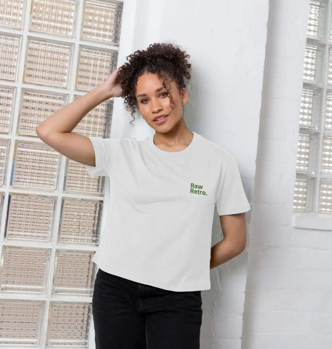 Unisex* Raw Retro Helios Pottery Inspired Women's Boxy Tee - Raw Retro.