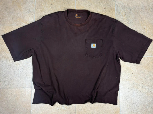 vintage cropped boxy carhartt t shirt - Raw Retro.