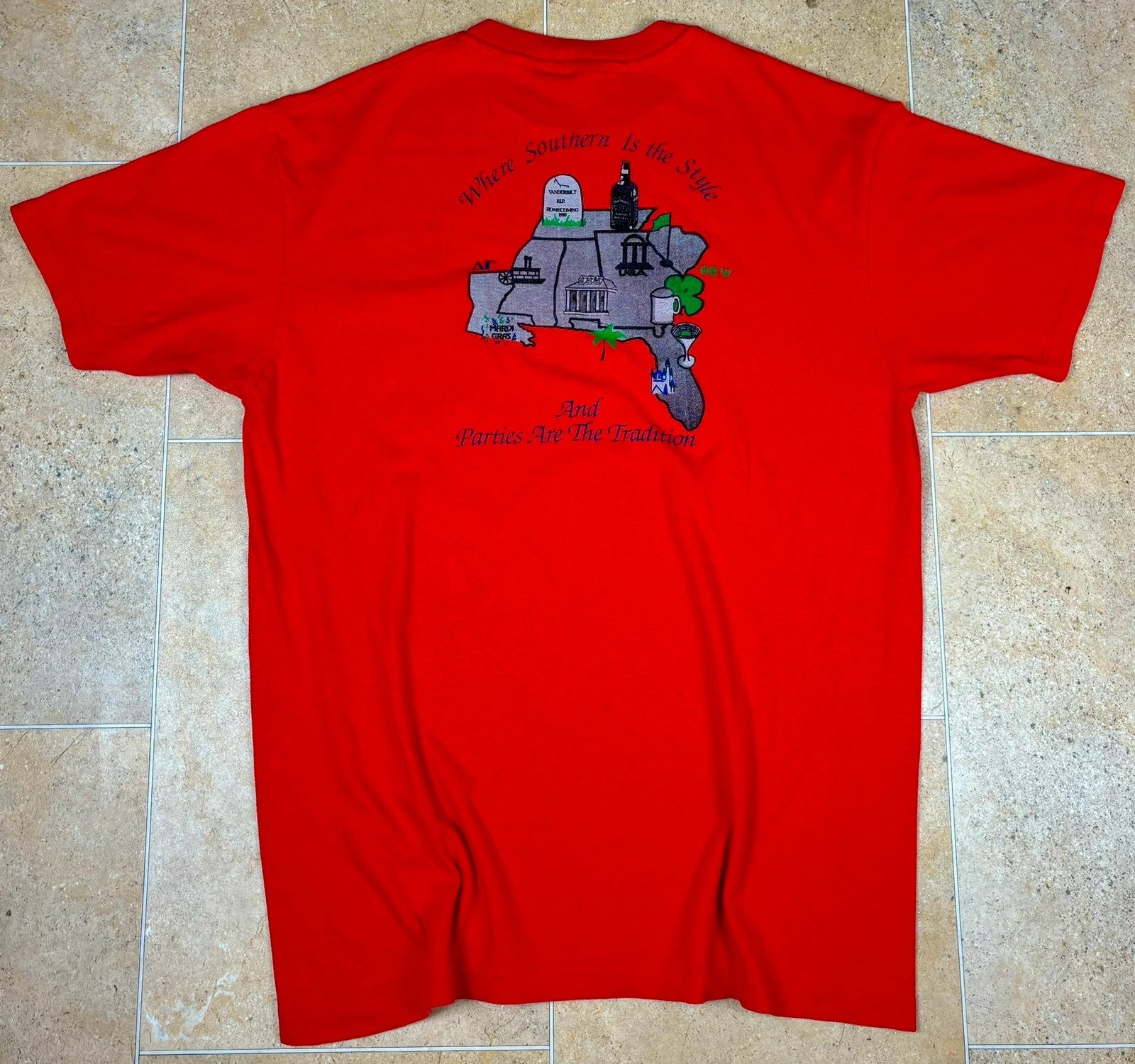 vintage single - stitch homecoming 1990 uni t shirt - Raw Retro.