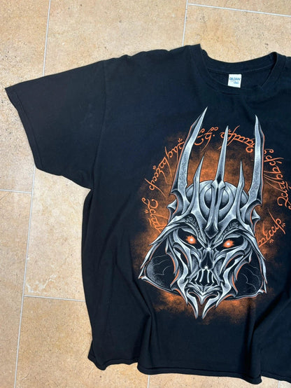 y2k lord of the rings sauron darth vader parody t-shirt - Raw Retro.