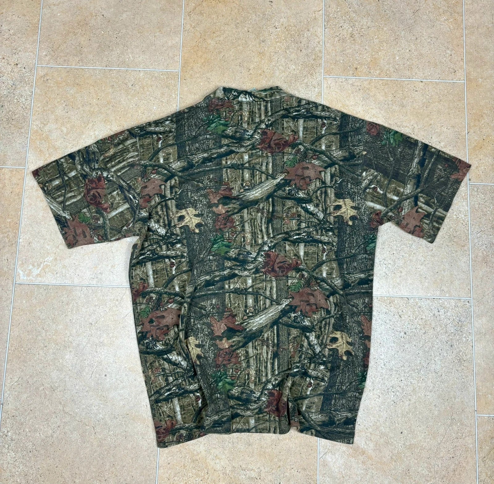 y2k vintage break - up mossy oak camo t shirt M - Raw Retro.