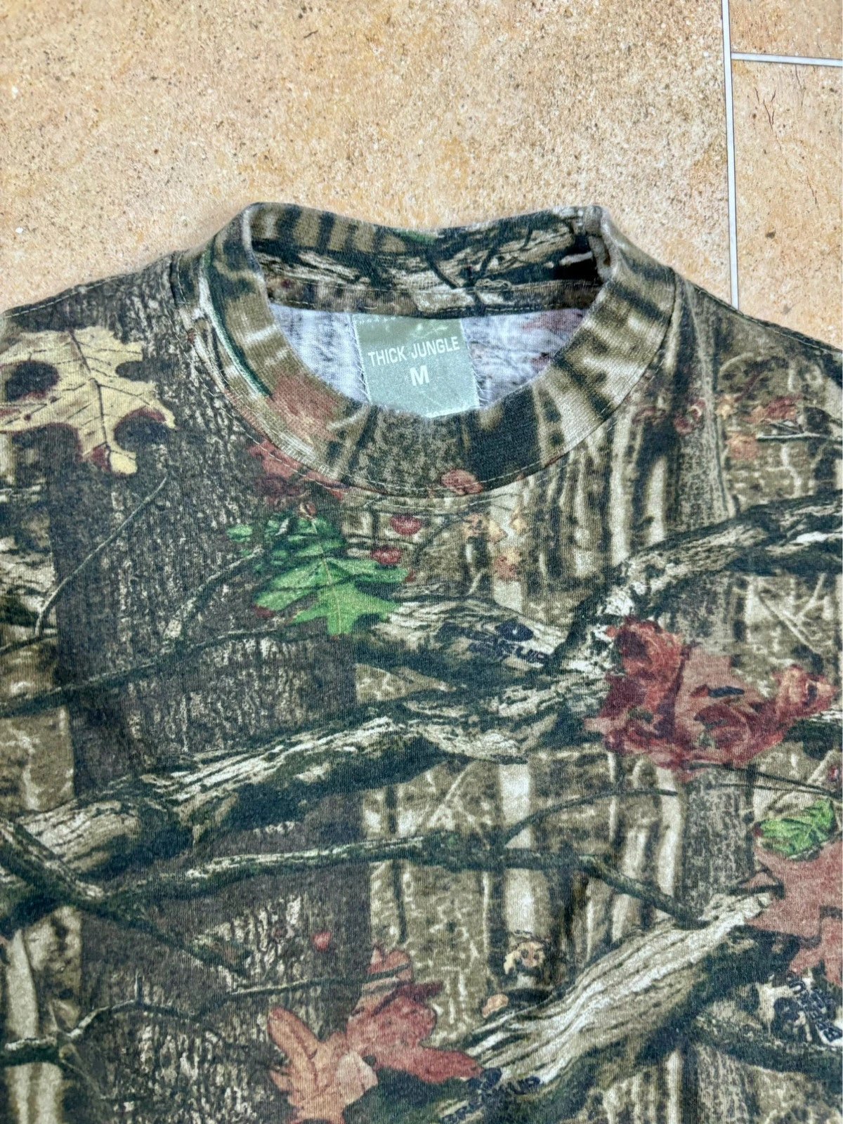 y2k vintage break - up mossy oak camo t shirt M - Raw Retro.