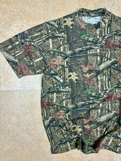 y2k vintage break - up mossy oak camo t shirt M - Raw Retro.